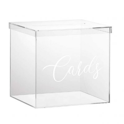 Rectangle Acrylic Box - Acrylic Fabrications