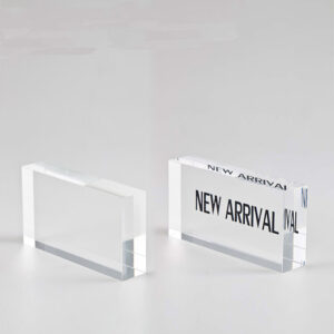 Acrylic display block